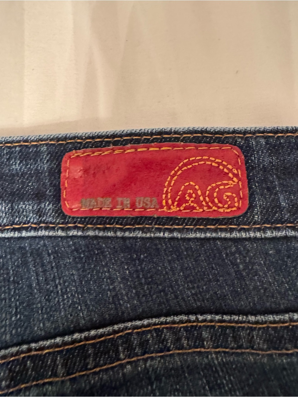 Ag Adriano Goldschmied Dark Blue Flare Jeans - Picture 7 of 9